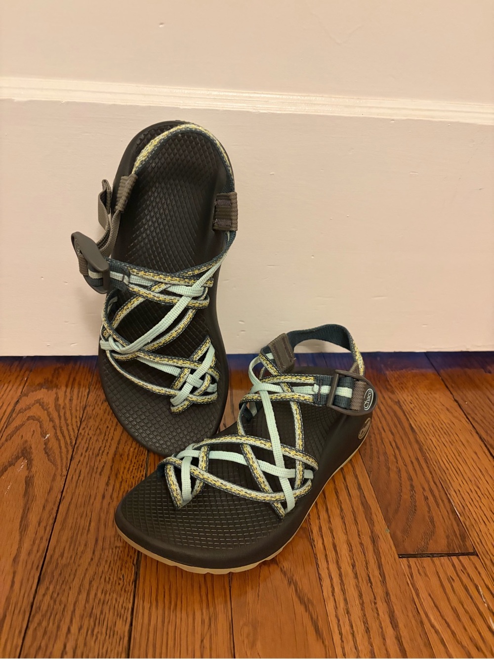 ChacoZx3 Classic Women's Sport Sandal - Mint and Green Strappy
